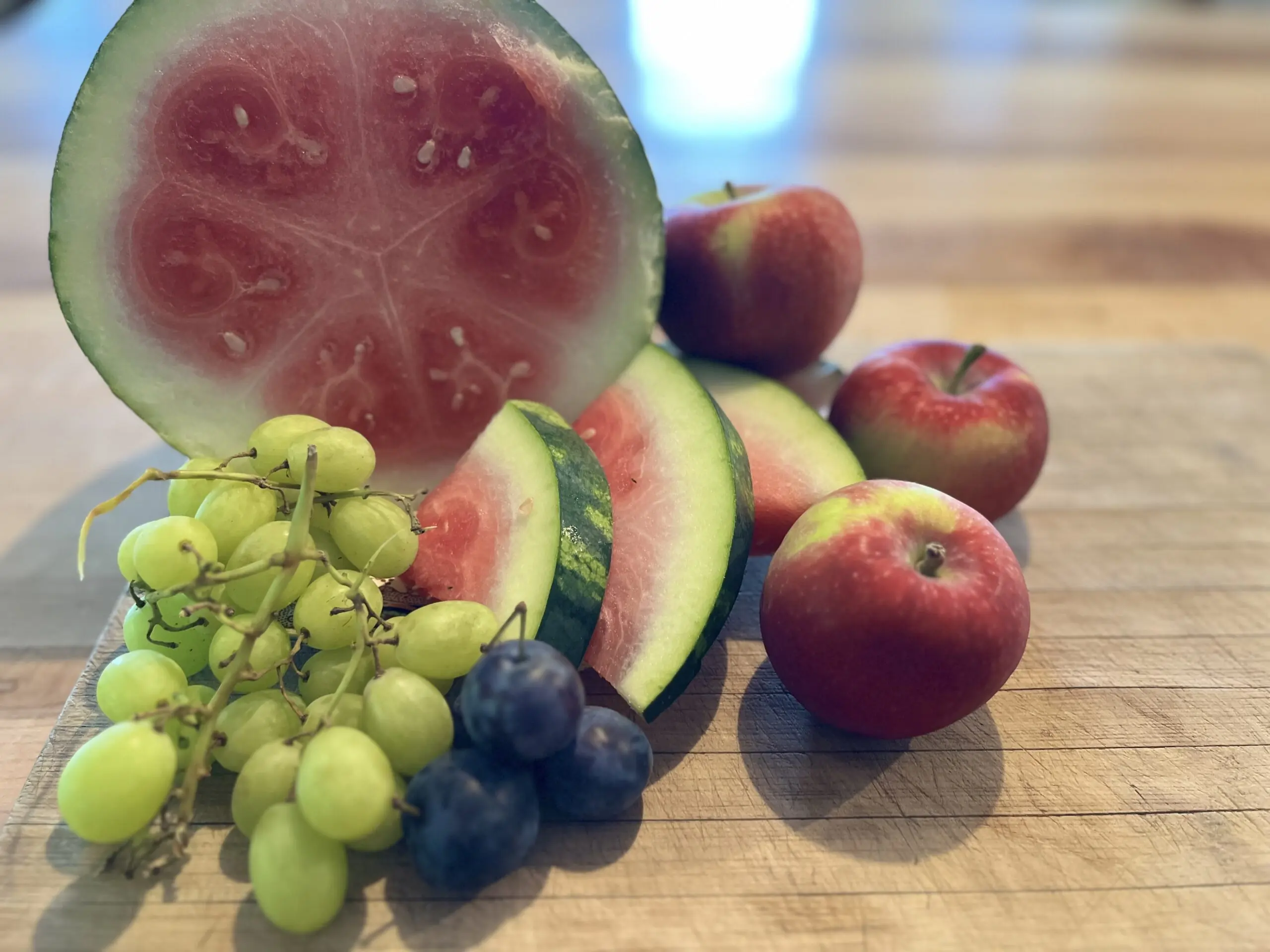 Panier de fruits biologiques